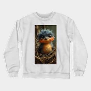 Cute little bird 10K resolution Crewneck Sweatshirt